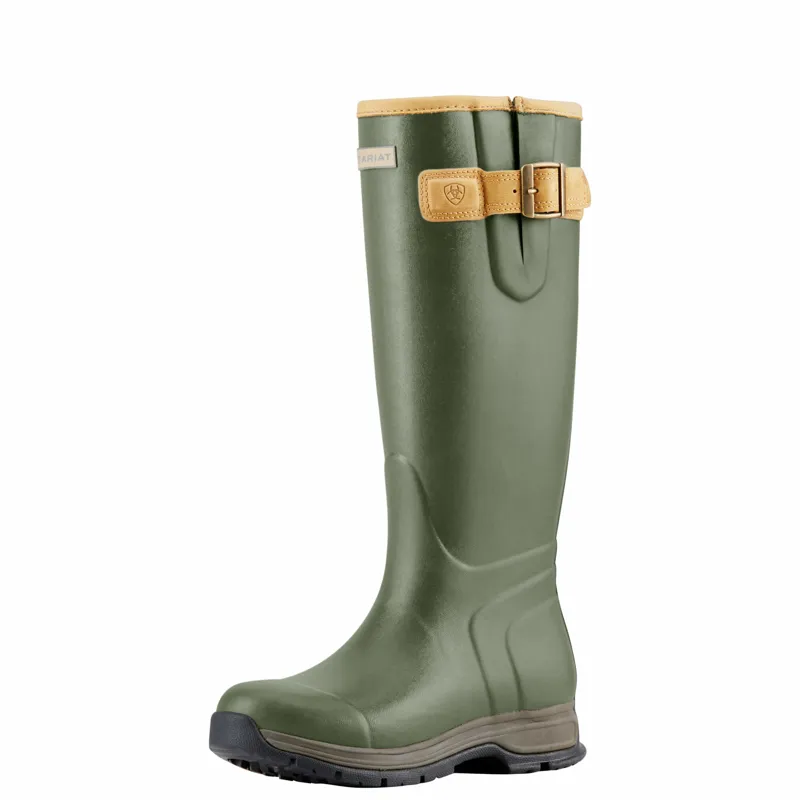 Ariat Burford Insulated Wellingtons in Olive Green-1
